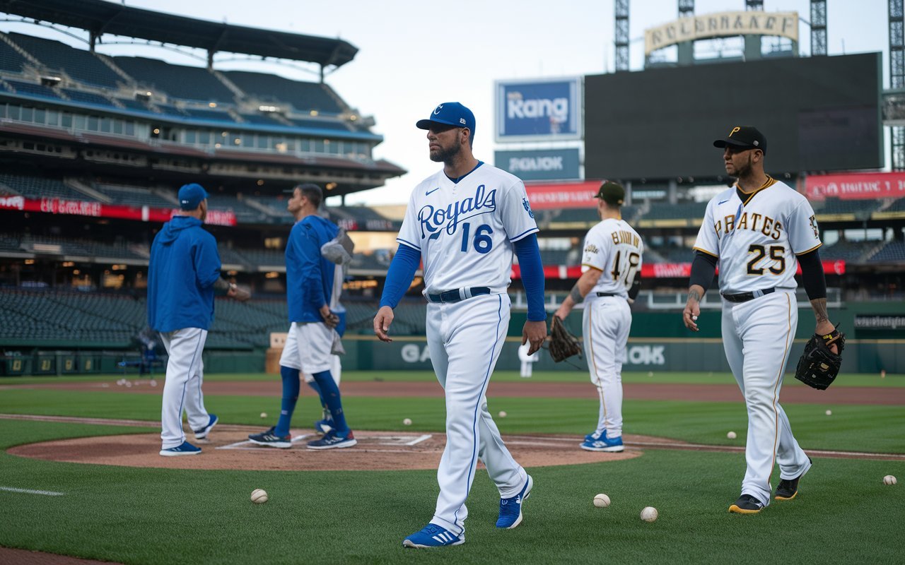 Kansas city royals vs pittsburgh pirates match player stats